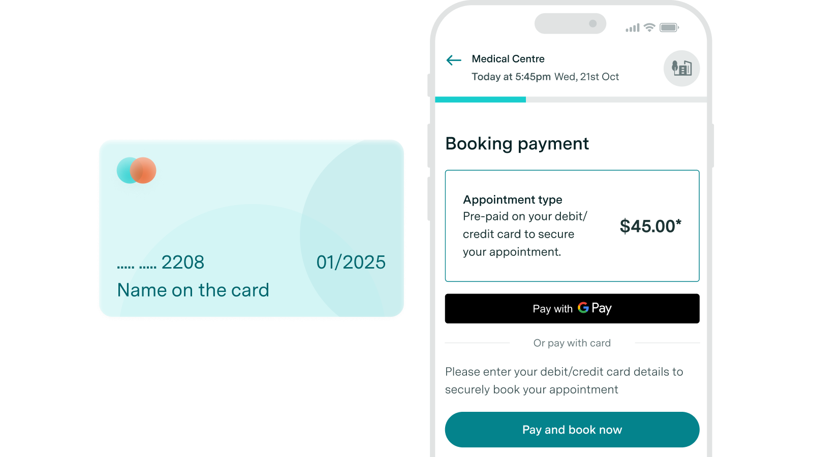 A patient payment request on Healthengine